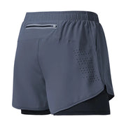 Short de Sport Homme 2-en-1 - Séchage Rapide
