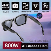 Lunettes de Sport Connectées - Caméra HD & Audio