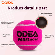 Balles de Padel ODEA Roses - Haute Compétition