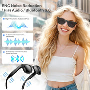 Lunettes de Sport Connectées - Caméra HD & Audio