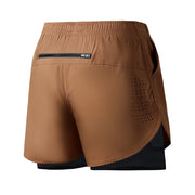 Short de Sport Homme 2-en-1 - Séchage Rapide