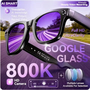 Lunettes de Sport Connectées - Caméra HD & Audio