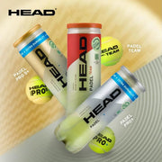 Tube de 3 Balles de Padel HEAD Control