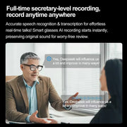 Lunettes de Sport Connectées - Caméra HD & Audio