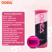 Balles de Padel ODEA Roses - Haute Compétition